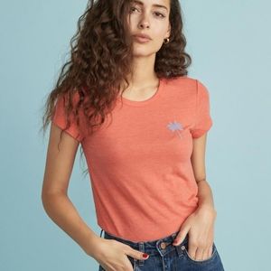 Marine Layer Palm Tee in Chili Pepper